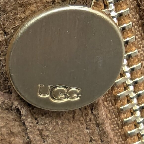 UGG Bailey Zip Mini Retro Fleece Women's Boots Chestnut 1112481-CHE Size 8 - Picture 9 of 10